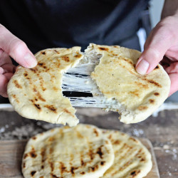 No-Yeast No-Bake Homemade Bread Stuffed With Cheese &amp; Herbs