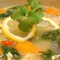 Lemon Turkey Soup