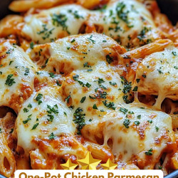 One-Pot Chicken Parmesan Pasta