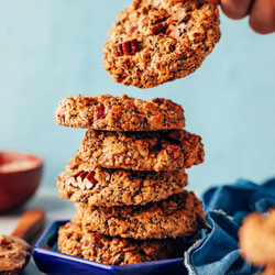 Chai-spiced Oatmeal Cookies (flourless!)