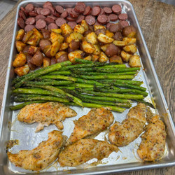 Garlic Parmesan Sheet Pan Chicken And Veggies