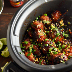 Slow-cooker Sticky Thai Meatballs Recipe | Serious Eats