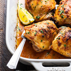 Best Baked Chicken Thighs