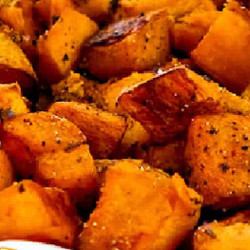 Balsamic Butternut Squash With Rosemary