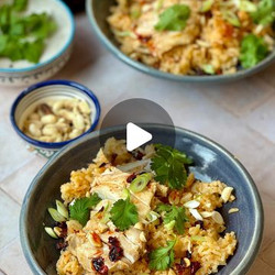 Thai Style Sticky Coconut Chicken Rice