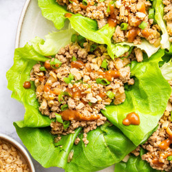 Asian Chicken Lettuce Wraps