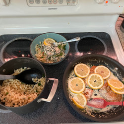 Creamy Lemon Chicken with Noodles