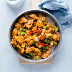 Sweet And Sour Chicken (without Deep-frying)