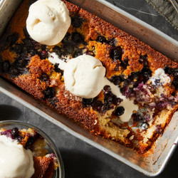 One-bowl Blueberry Buckle