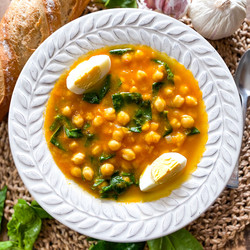 Chickpea Stew From Madrid Spain | Potaje De Garbanzos A La Madrileña