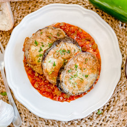 Fried Eggplant With Spanish Tomato Sauce