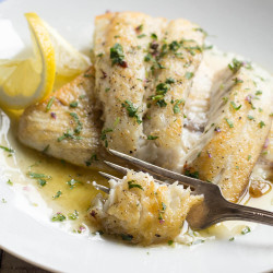 Barramundi With Lemon Butter Sauce