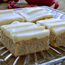 Banana Sheet Cake With Cream Cheese Frosting