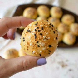 Everything Bagel Bites Stuffed With Cream Cheese