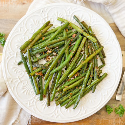 Spanish Garlic Green Beans