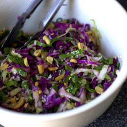 Cabbage And Lime Salad With Roasted Peanuts