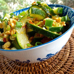 Spicy Cucumber And Peanut Salad