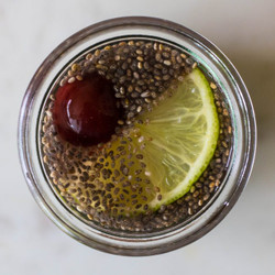 Cherry Lime Chia Water - Plant Bellies