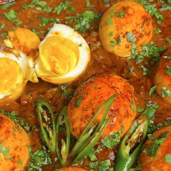 Egg Masala Curry (anda Curry - Dhaba Style)