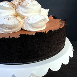 Mexican Chocolate Mousse Pie