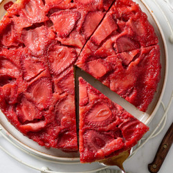 Gluten Free Strawberry Upside Down Cake