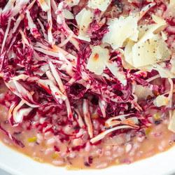 Caramelized Radicchio Risotto