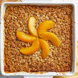 Peach Baked Oatmeal