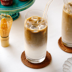 Iced Hojicha Latte