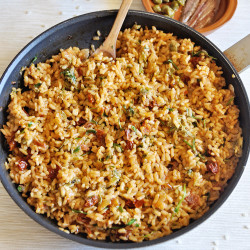 Spanish Style Rice With Capers And Anchovies