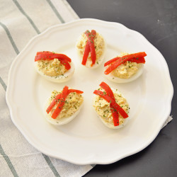 Spanish Deviled Eggs With Tuna