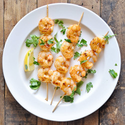 Garlic Shrimp Skewers