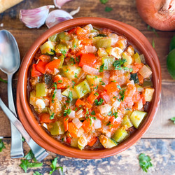 Spanish Ratatouille | Pisto Manchego