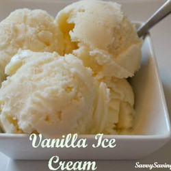 *Vanilla Ice Cream Recipe