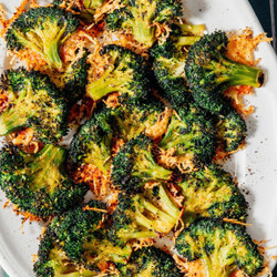 3-ingredient Smashed Broccoli With Parmesan