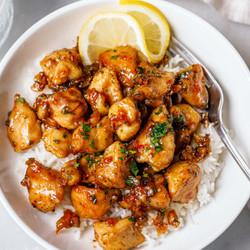 Honey Garlic Chicken Bites