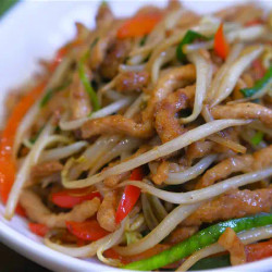 Perfect Pork And Bean Sprout Stir Fry Recipe (豆芽炒猪肉)