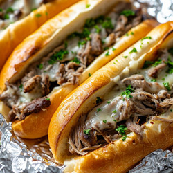 Easy Slow Cooker French Dip Sandwiches