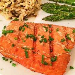 Lone Star Steakhouse Sweet Bourbon Salmon