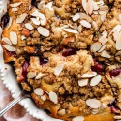 Cherry Almond Buckle