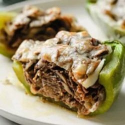 Philly Cheesesteak Stuffed Peppers