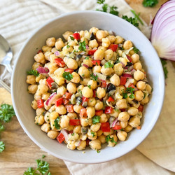 Honey Mustard Chickpea Salad