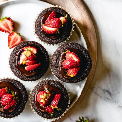 Easy Chocolate Desserts - A Reader Favorite: Flourless Chocolate Cupcakes