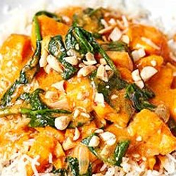 Sweet Potato &amp; Peanut Curry