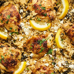 Olive &amp; Mango’s One-pan Greek Chicken And Rice