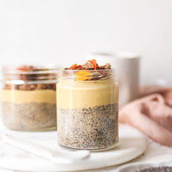 Pumpkin Cheesecake Chia Pudding (vegan, Gluten Free, Refined Sugar Free)