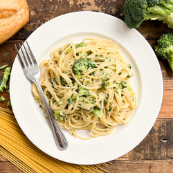 Creamy Broccoli Spaghetti