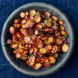 Shaved Carrots With Charred Dates