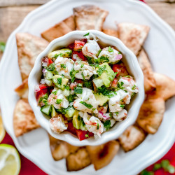 Spanish-Style Shrimp Ceviche