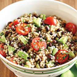 Honey-lime Oat And Black Bean Salad