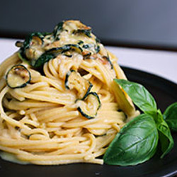 Fried Zucchini Pasta